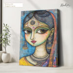 Graceful Rani Canvas Wall Art - Image 4
