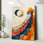 Celestial Waves Canvas Wall Art - Image 4