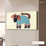 Gau Samriddhi Canvas Wall Art - Image 4