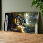 Radha and Krishna Swing Acrylic Wall Art - Image 3