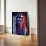 The Meditating Shiva Acrylic Wall Art - Image 4