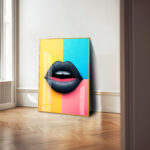 Pop Art Lips Acrylic Wall Art - Image 4