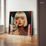 Lunar Feline Acrylic Wall Art - Image 4