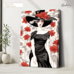Noir Elegance Canvas Wall Art - Image 4