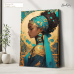 Azure Majesty Canvas Wall Art - Image 4