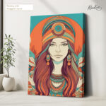 Bohemian Oracle Canvas Wall Art - Image 4
