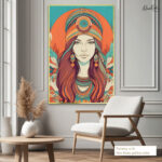 Bohemian Oracle Canvas Wall Art - Image 5