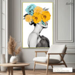 Citrus Bloom Muse Canvas Wall Art - Image 5