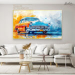 Azure Horizon Canvas Wall Art - Image 5