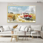 Golden Fields Journey Canvas Wall Art - Image 5