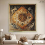 Cosmic Mandala Canvas Wall Art - Image 5