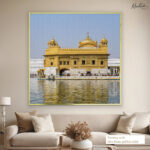 Golden Reflection Canvas Wall Art - Image 5