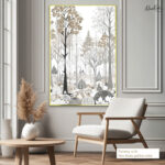 Whimsical Winter Canvas Wall Art - Image 5