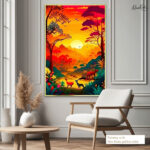 Jungle Majesty Canvas Wall Art - Image 5