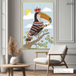 Folk Grandeur Canvas Wall Art - Image 5