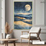 Indigo Sands Canvas Wall Art - Image 5