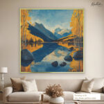 Autumn Mountain Canvas Wall Art - Image 5