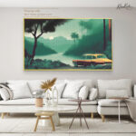 Emerald Escape Canvas Wall Art - Image 5