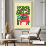 Tree Elephant Canvas Wall Art - Image 5