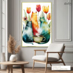 Whimsical Morning Canvas Wall Art - Image 5