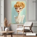 Retro Elegance Canvas Wall Art - Image 5