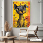 Solar Pup Canvas Wall Art - Image 5