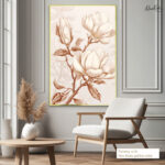 Serene Magnolias Canvas Wall Art - Image 5