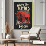 Wild Bison Spirit Canvas Wall Art - Image 5