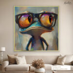 Speckled Spectacles Canvas Wall Art - Image 5