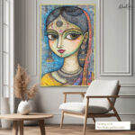 Graceful Rani Canvas Wall Art - Image 5