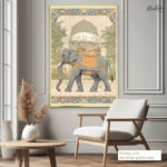 Majestic Maharaja Elephant Canvas Wall Art - Image 5