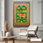 Shrinathji's Cows Canvas Wall Art - Image 5