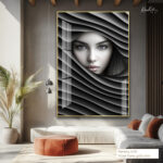 Abstract Woman Acrylic Wall Art - Image 5