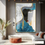 Woman's Face Acrylic Wall Art - Image 5