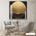 Golden Eclipse Acrylic Wall Art - Image 5