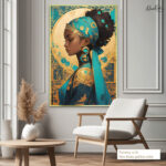 Azure Majesty Canvas Wall Art - Image 5