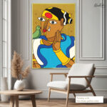 Modern Jamini Canvas Wall Art - Image 5