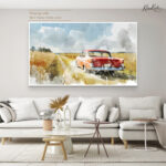 Golden Fields Journey Canvas Wall Art - Image 6