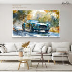 Emerald Speedster Canvas Wall Art - Image 6