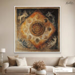Cosmic Mandala Canvas Wall Art - Image 6