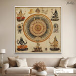Sacred Wheel Canvas Wall Art - Image 6