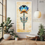 Sacred Bloom Canvas Wall Art - Image 6