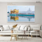 Majestic Golden Temple Canvas Wall Art - Image 6