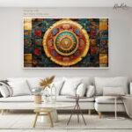 Sacred Wheel Canvas Wall Art - Image 6