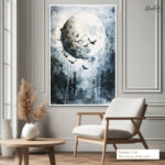 Lunar Flight Canvas Wall Art - Image 6