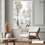 Whimsical Winter Canvas Wall Art - Image 6