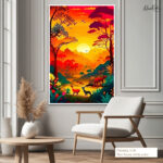 Jungle Majesty Canvas Wall Art - Image 6