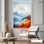 Alpine Glow Canvas Wall Art - Image 6