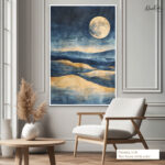 Indigo Sands Canvas Wall Art - Image 6