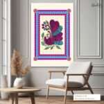 Folk Art Canvas Wall Art - Image 6
